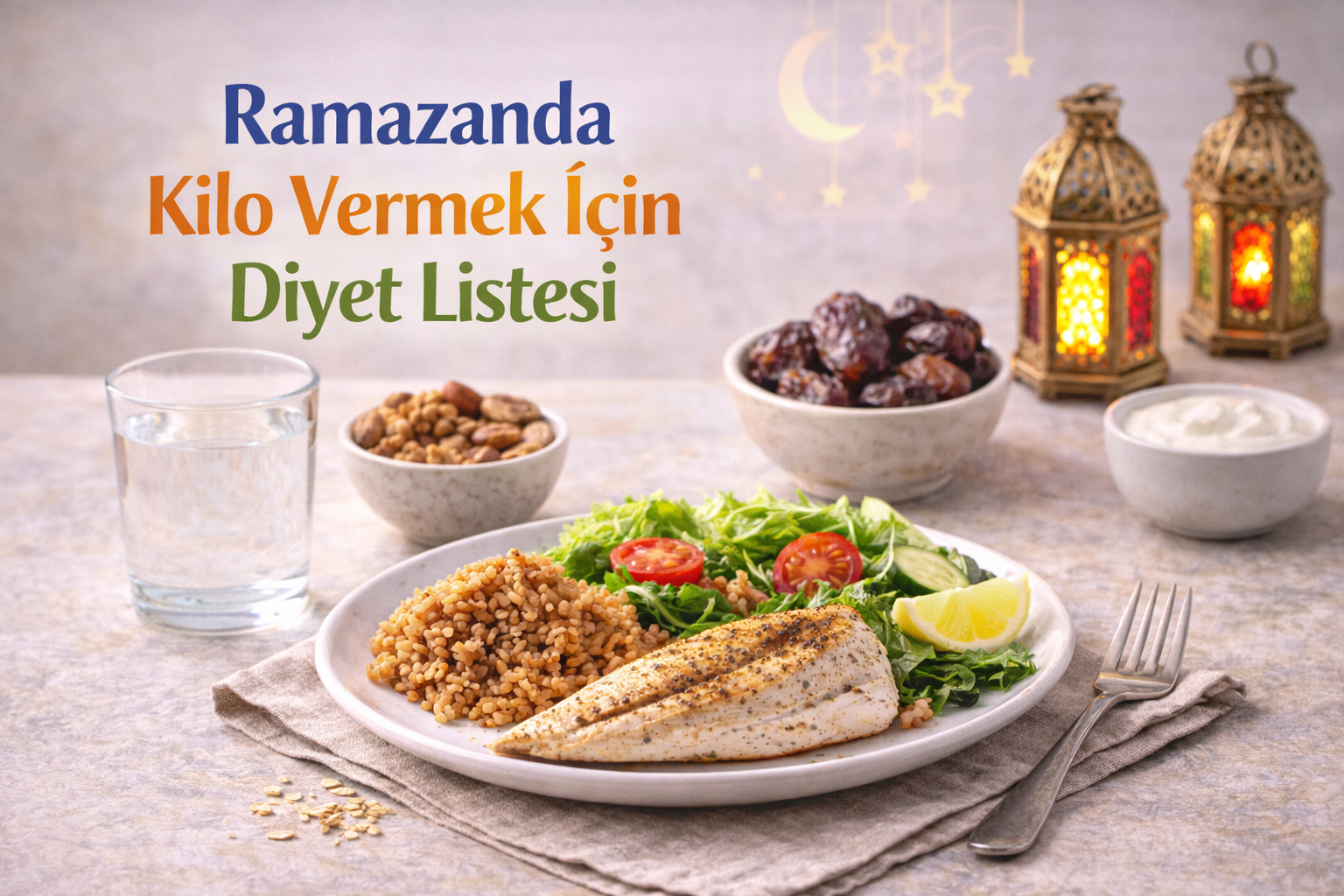 Ramazanda Kilo Vermek İçin Diyet Listesi